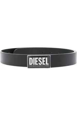 Diesel Cinturón con placa del logo
