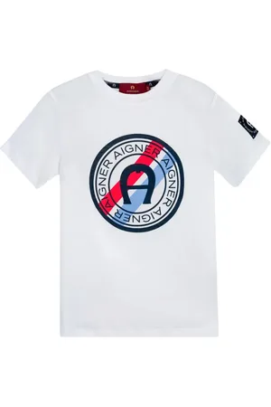 Aigner Camiseta con logo estampado