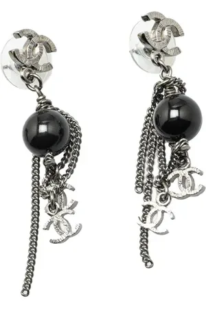 CHANEL Pendientes largos CC Chain Drop 2009