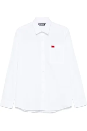 Karl Lagerfeld Camisa con logo bordado