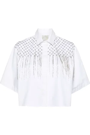 FORTE FORTE Camisa corta con cuentas