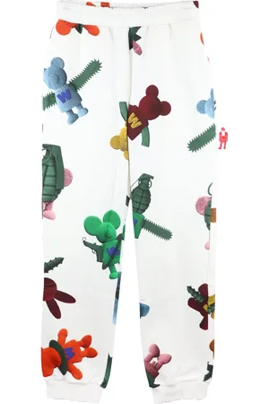 WALTER VAN BEIRENDONCK Pantalones de chándal estampados