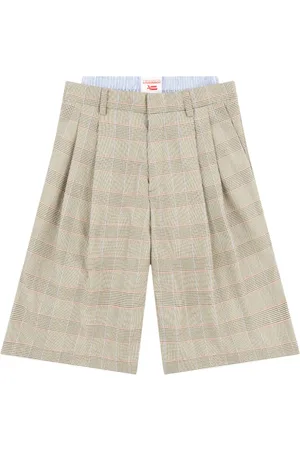 Charles Jeffrey Loverboy Pantalones cortos de vestir a cuadros