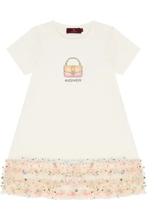 Aigner Vestido con aplique de lentejuelas