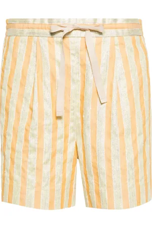 FORTE FORTE Shorts a rayas con cordones