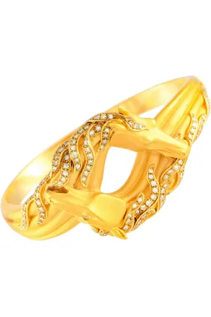 Carrera Brazalete Horse Head en oro de 18 ct con diamantes