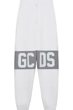 GCDS Pantalones de chándal de algodón con logo