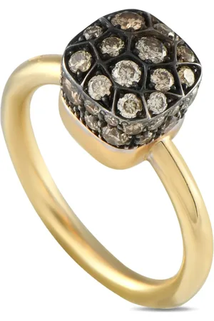 Pomellato Anillo Nudo en oro amarillo de 18 ct con diamantes