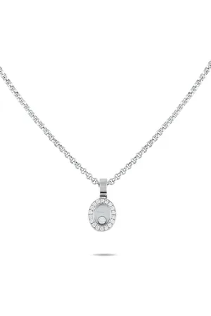 Chopard Collar Happy Diamonds en oro blanco de 18 ct