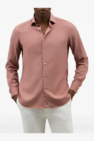 Boglioli Camisa texturizada de manga larga