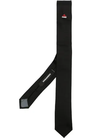 Dsquared2 Corbata con logo bordado