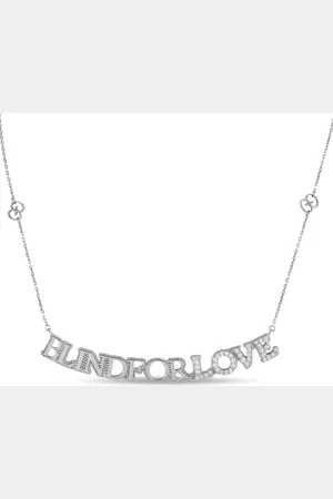 Gucci Collar Blind for Love en oro blanco de 18 ct con diamantes
