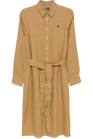 Ralph Lauren Vestido midi de lino