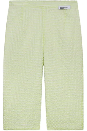 GCDS Pantalones capri Vichy