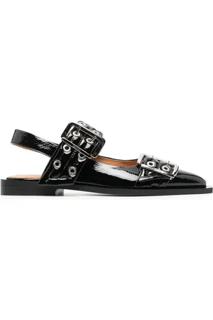 Ganni Bailarinas con tacón de 20 mm