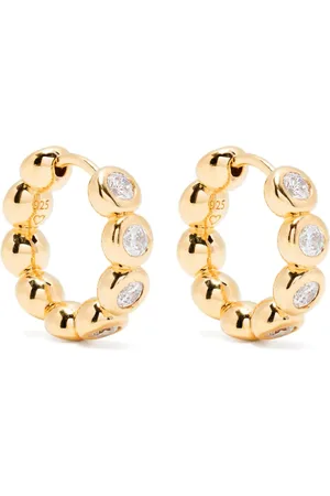 Missoma Pendientes de aro Tennis pequeños