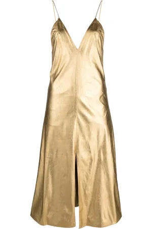 FORTE FORTE Vestido midi con cuello en V