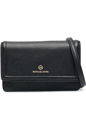 Michael Kors Bandolera con placa del logo