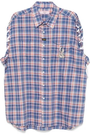 MARTINE ROSE Camisa de manga con encaje