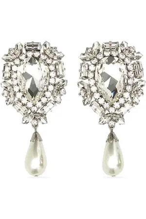 Alessandra Rich Pendientes con apliques
