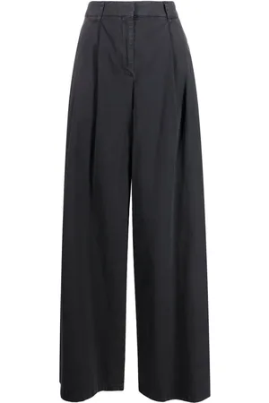 NILI LOTAN Pantalones anchos de talle alto
