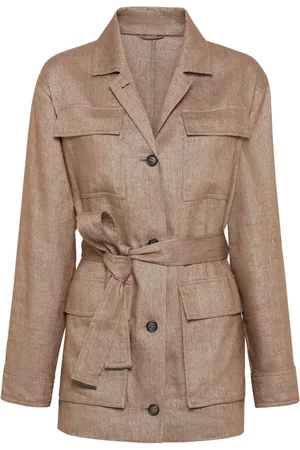 Brunello Cucinelli Chaqueta con cinturón