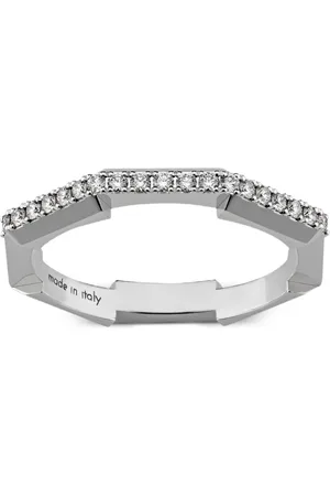 Gucci Anillo Link To Love en oro blanco de 18 ct