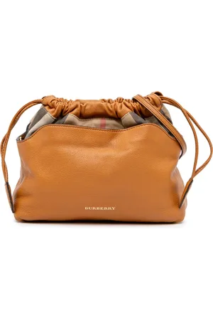 Burberry Bandolera Little Crush de lona y piel de becerro con motivo House Check 2000-2017