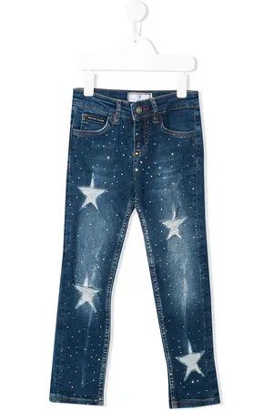 Philipp Plein Pantalones con motivo de estrella