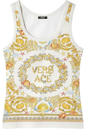 VERSACE Top sin mangas Underwater Barocco