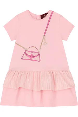 Aigner Vestido camisero con detalle de volantes