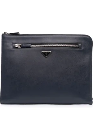 Prada Bolso de mano Saffiano Lux Zip Portfolio 2013-2024