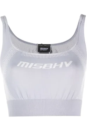 MISBHV Top corto con logo estampado