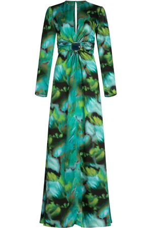 Silvia Tcherassi Vestido Zarina con estampado tie-dye