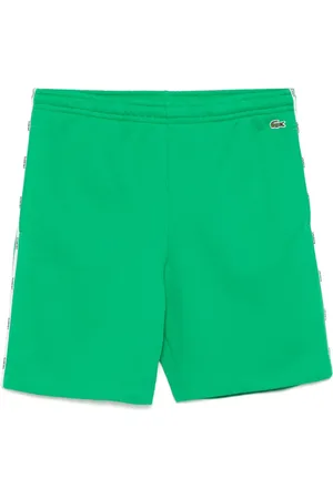 Lacoste Bermudas de algodón con ribete del logo