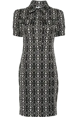 Max Mara Vestido Cesy con monograma