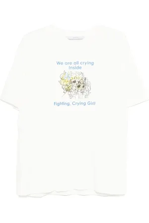 pushBUTTON Camiseta Crying Girl
