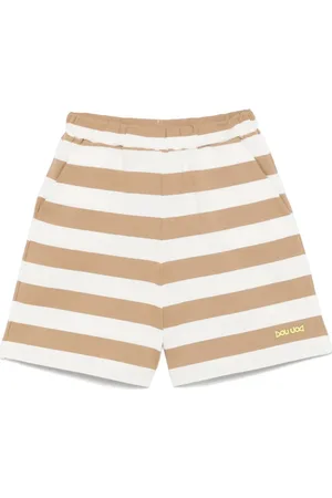 DOUUOD KIDS Striped track shorts