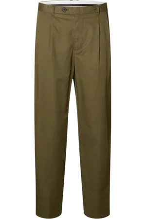 SELECTED Pantalones rectos con pinzas