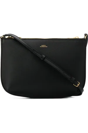A.P.C. Bandolera con logo y cremallera