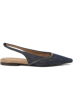 Brunello Cucinelli Bailarinas de piel