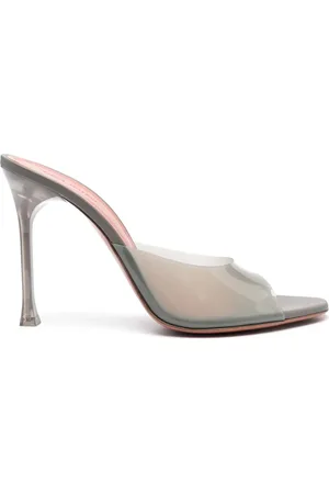Amina Muaddi Mules Alexa con tacón de 105 mm