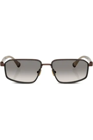 Brunello Cucinelli Rectangle-frame sunglasses