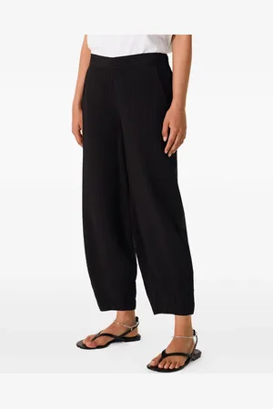 BIANCALANCIA Pantalones de tejido seersucker