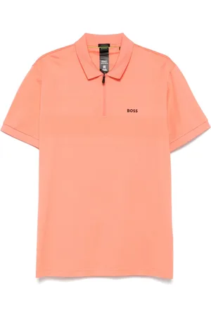 HUGO BOSS Polo con media cremallera