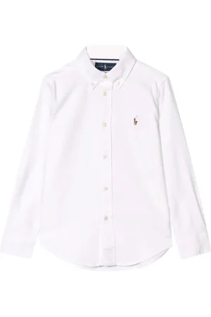 Ralph Lauren Camisa con logo pequeño bordado