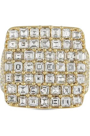 LB Exclusive Anillo en oro amarillo de 14 ct con diamante