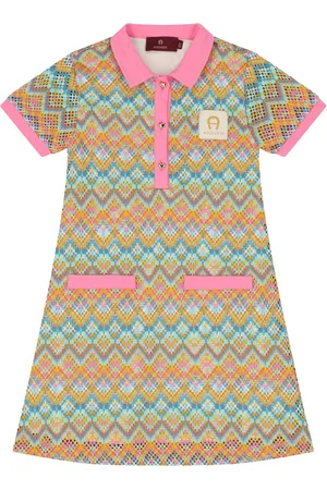 Aigner Vestido con cuello de polo