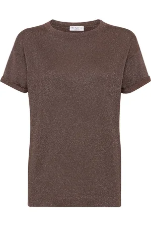 Brunello Cucinelli Camiseta con cuello redondo
