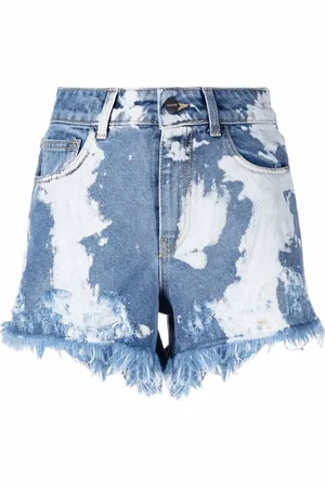 BARROW Pantalones vaqueros cortos con flecos